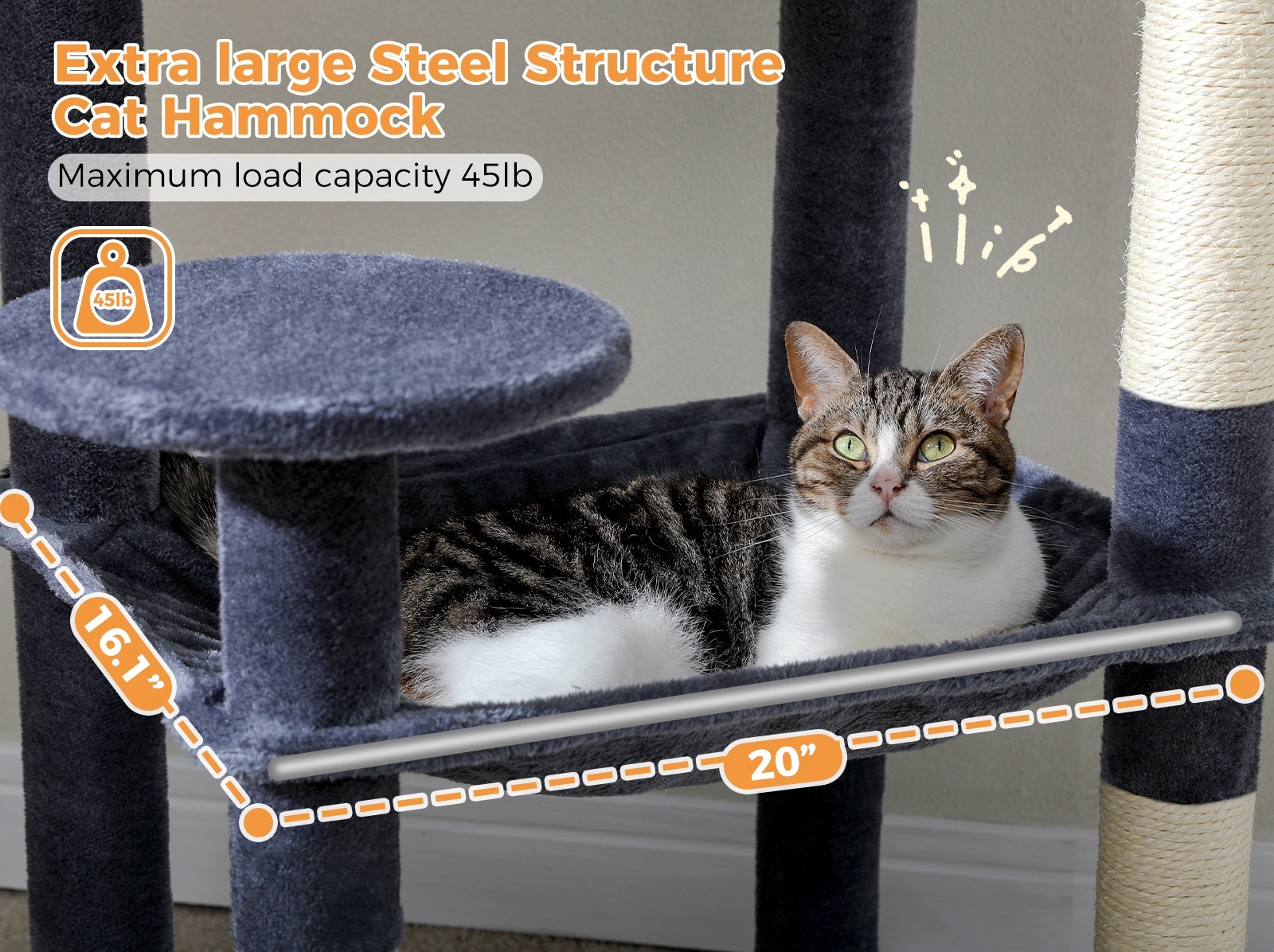 Pawz Road Cat Tree for Large Cats 56