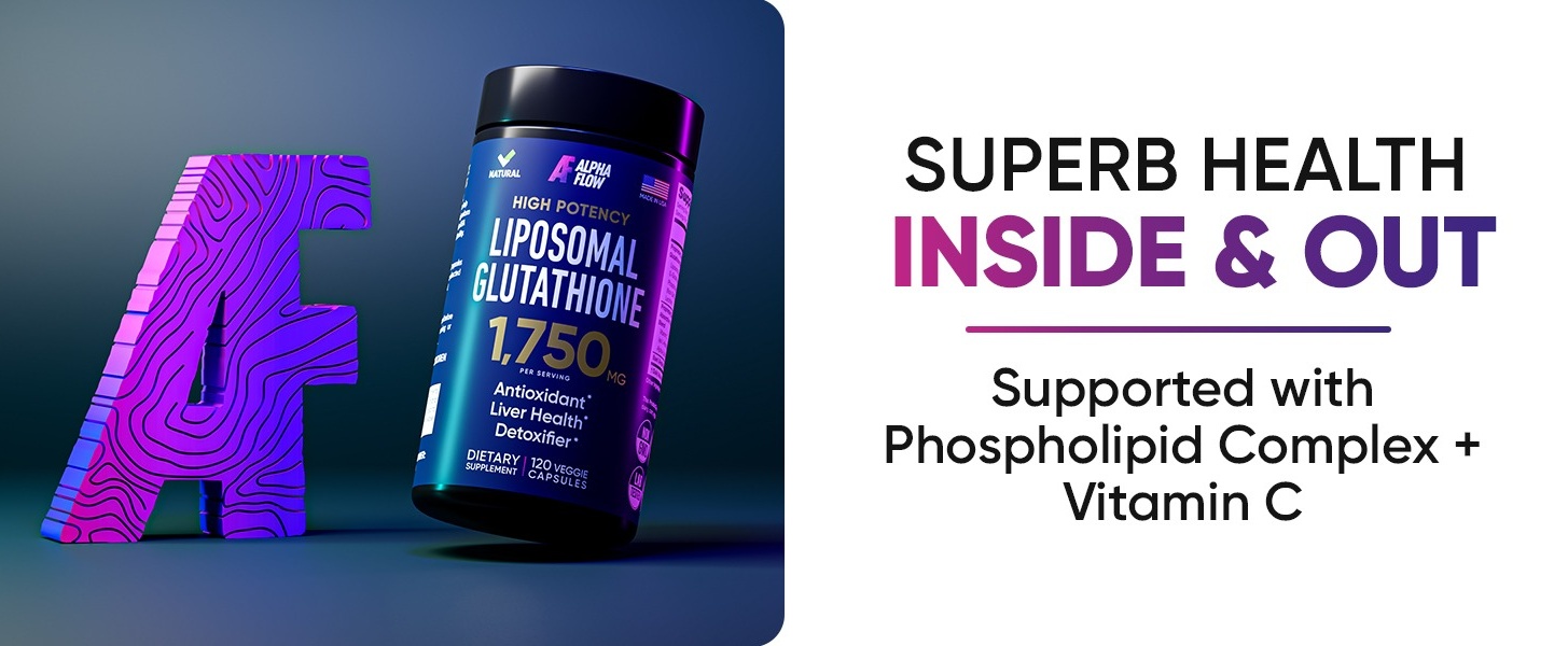 alpha flow liposomal glutathione review Alpha Flow, Liposomal Glutathione 1750 mg, Veggie Capsules, Vitamin C &  Antioxidant Complex