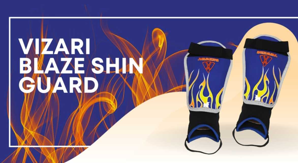 thumbnail video image 2 of Vizari Blaze Soccer Shin Guards for Boys and Girls | Youth Shin Pads with Ankle Protection and Flame Design - Blue, S, 2 of 7