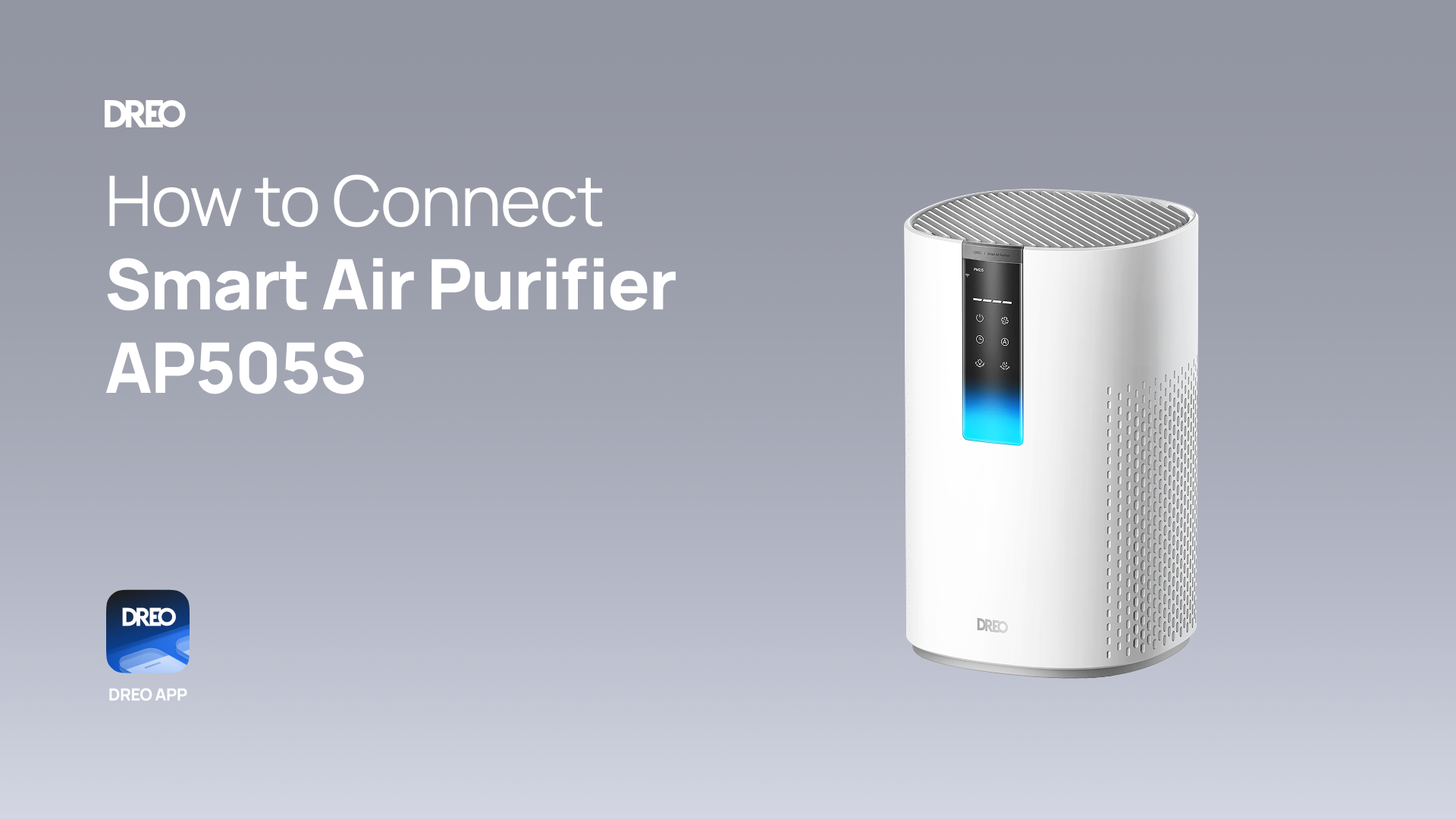 thumbnail video image 2 of Dreo HEPA Air Purifier for Large Room up to 1600 Sq.ft/2H, Smart Purificador for Allergies and Asthma, Remove 99.97% Pet Hair, 5-Stage Filter with PM2.5 Air Quality Display, 18W DC Motor Energy-Save, 2 of 12