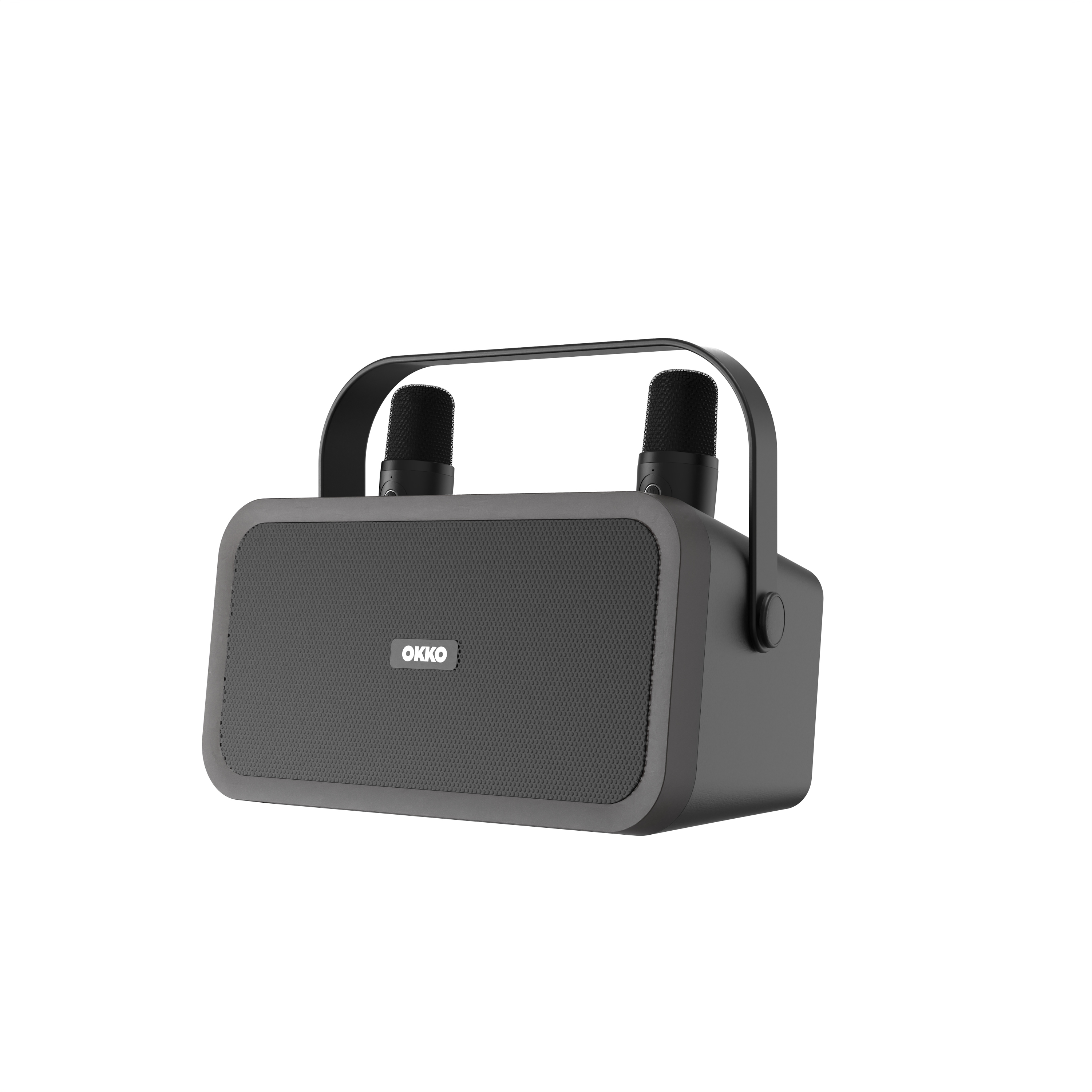 Okko Karaoke Machine with Rechargeable Bluetooth Speaker and 2