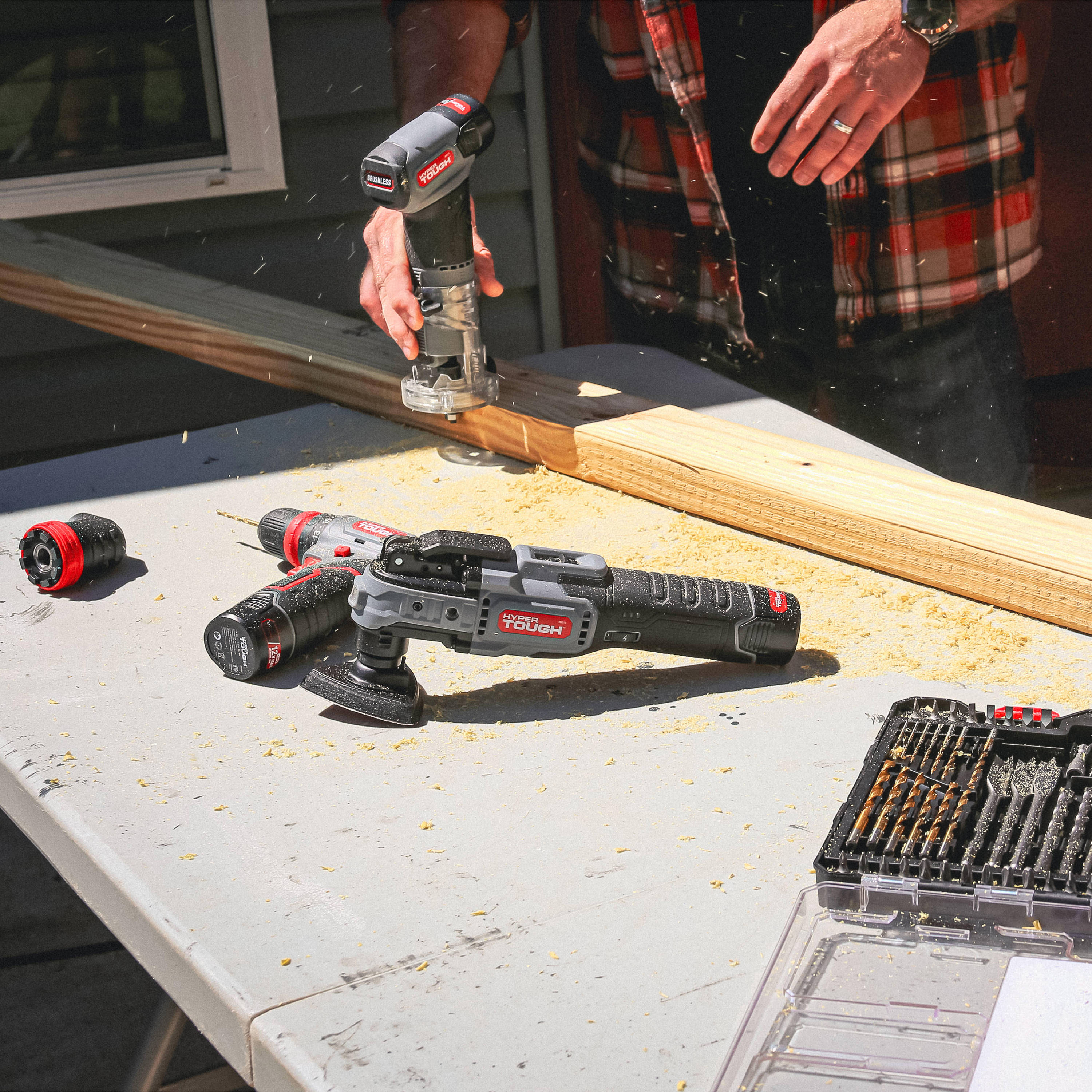 超音速saw Hyper Tough 80015 12V 1.5A Reciprocating Saw Power Saw