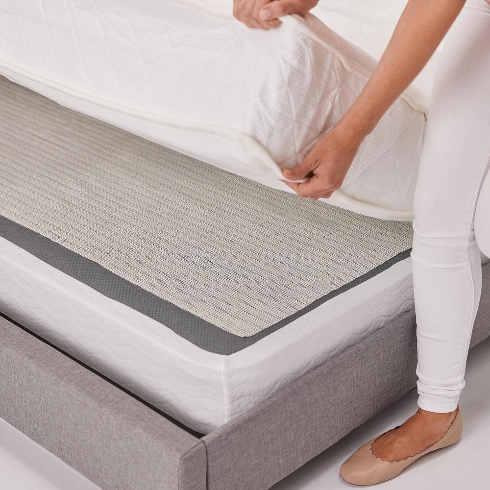 thumbnail video image 2 of GORILLA GRIP Mattress Slide Stopper and Gripper, Keep Bed Topper Pad from Sliding, Queen, 2 of 9