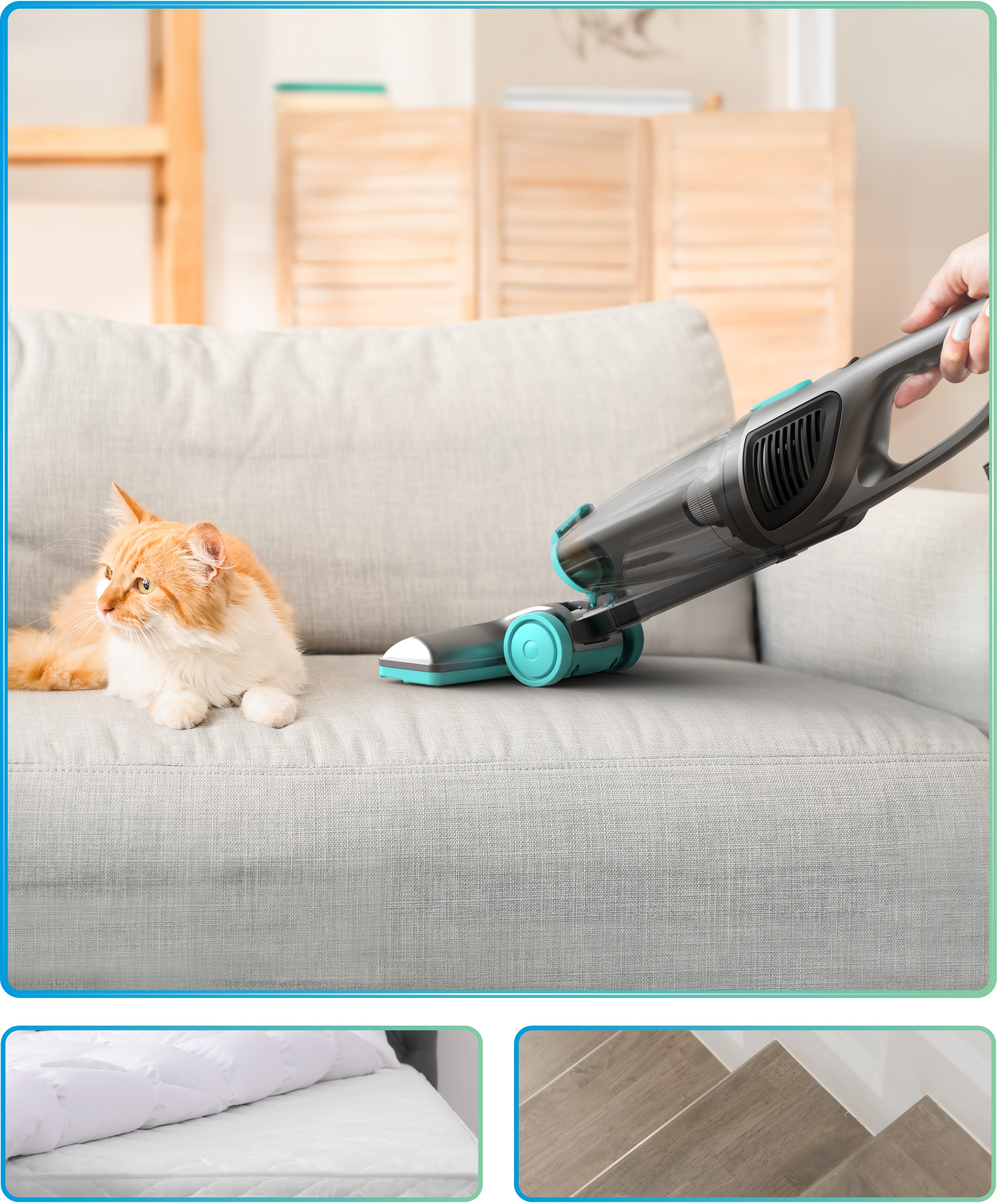 Ionvac ZipVac, 3-in-1 Lightweight Upholstery Vacuum Cleaner