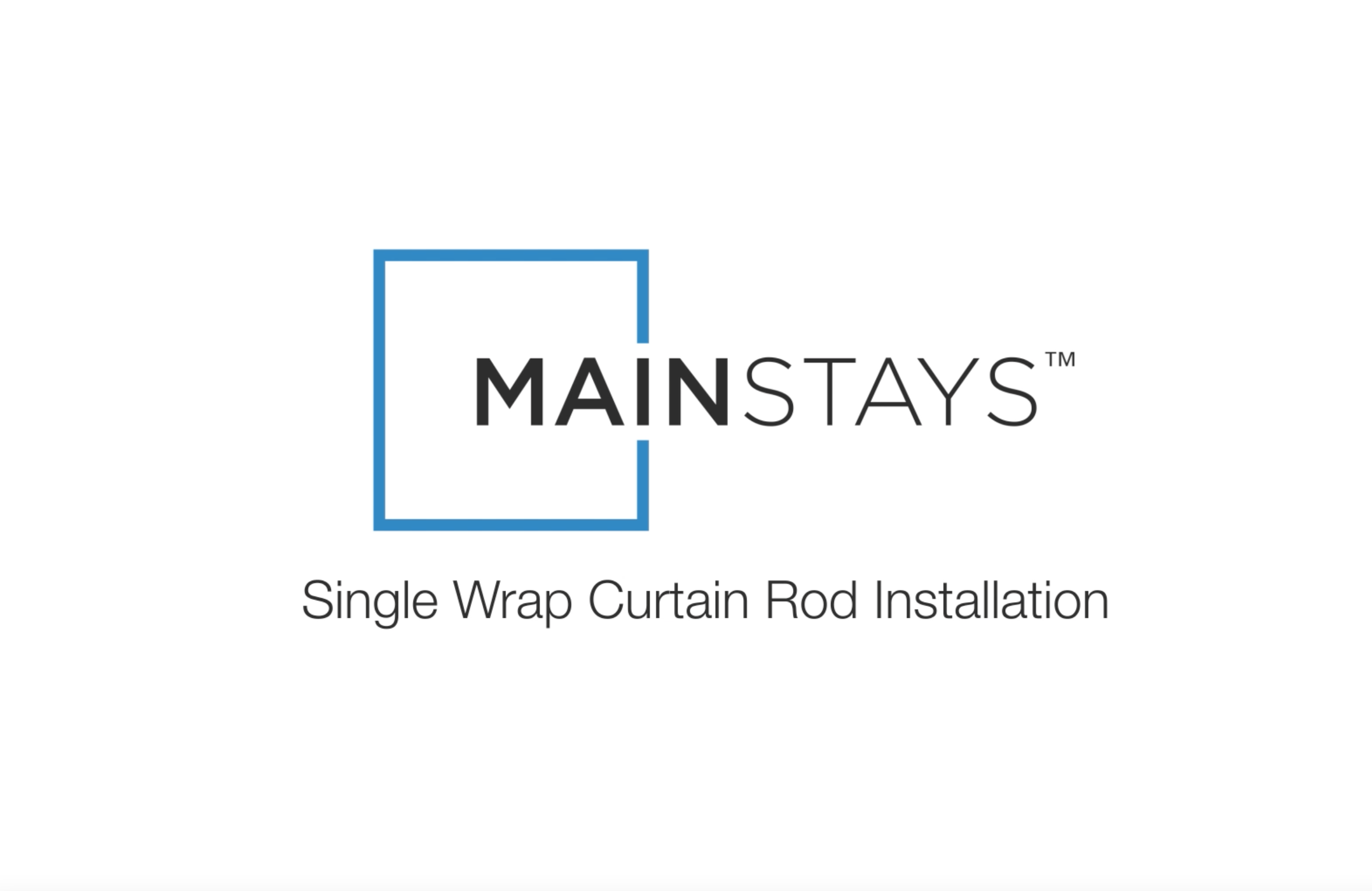 thumbnail video image 2 of (3 pack) Mainstays 3/4" Diameter Pewter Room Darkening Wrap Around Curtain Rod, 30"-84”, 2 of 8