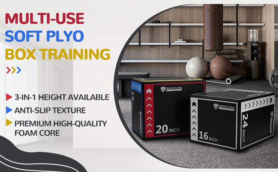 Sprint Demon 3-in-1 Rotatable Plyometric Jump Box, Jumping Trainer