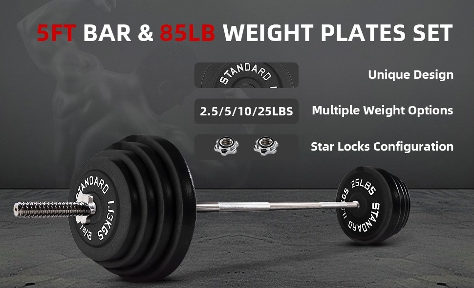 BalanceFrom Cast Iron Standard Weight Including 5FT Sectional