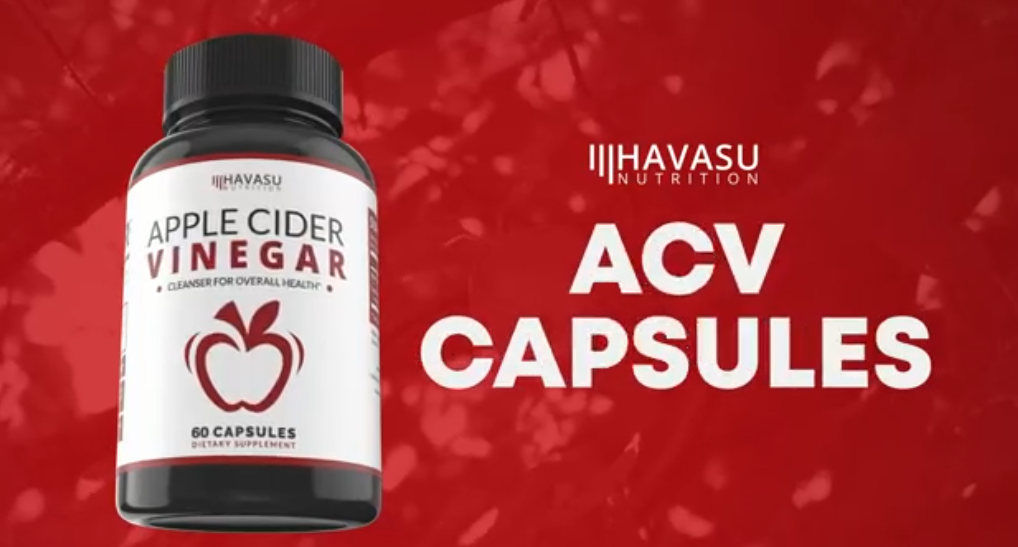 thumbnail video image 2 of Havasu Nutrition Apple Cider Vinegar Capsules with Cayenne Pepper for Gut Health Support, 120 Count, 2 of 4