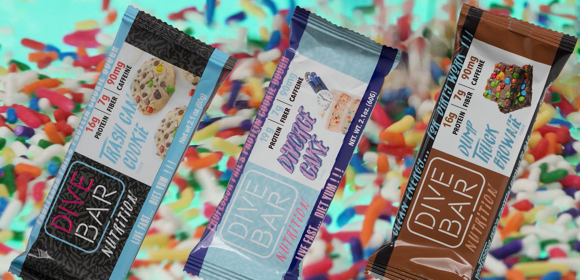thumbnail video image 2 of DumpTruck Brownie Caffeinated Protein Bars - Dive Bar Nutrition - 6 Pack, 2 of 7