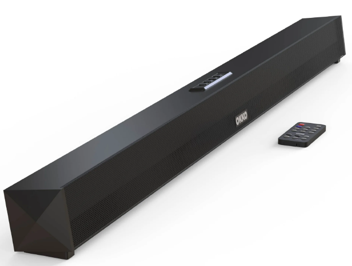 Okko ClearWave Soundbar, 37-inch Mountable Bluetooth Sound