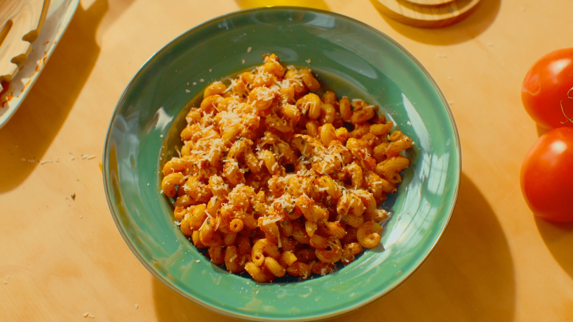 thumbnail video image 2 of Brami Curly Mac High Protein Pasta, Made in Italy, 21g Protein, High Fiber, Durum Wheat Plus Lupini Beans, Bronze Cut Shelf-Stable Noodles, 12 oz Box, 2 of 17