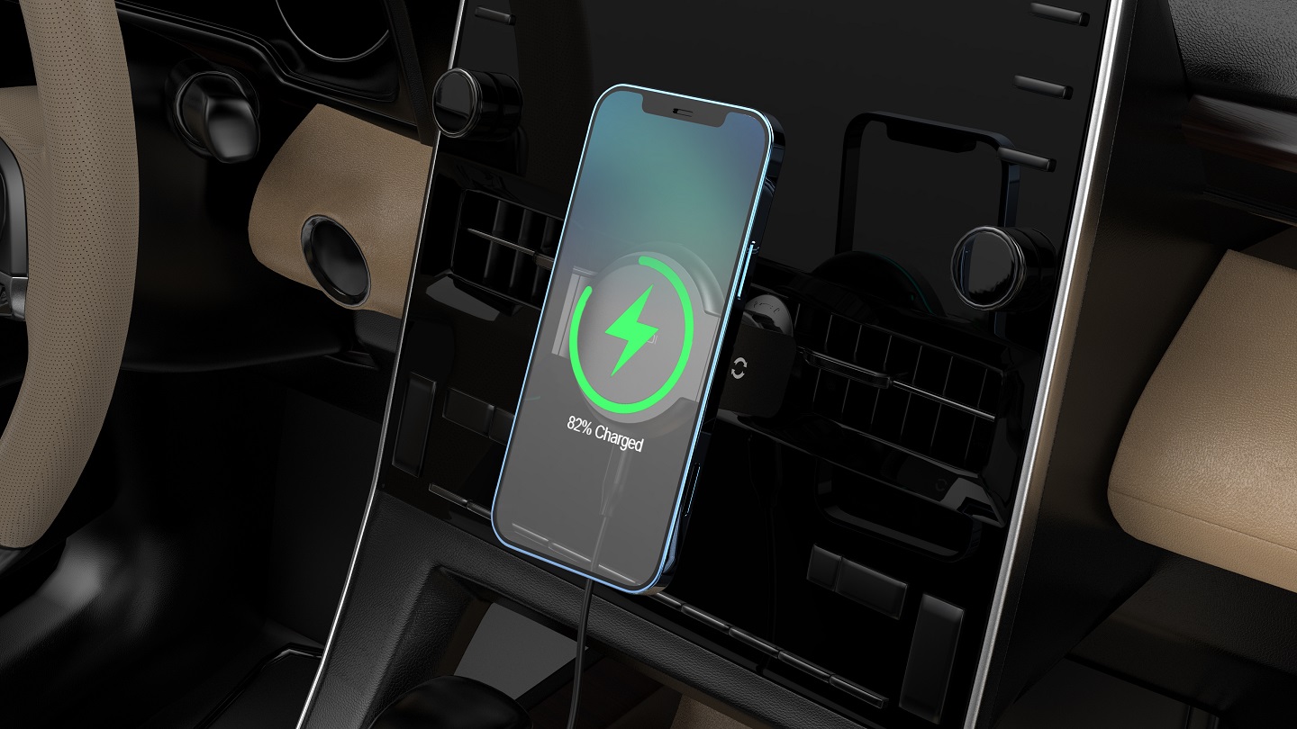 Vent Mount Best Wireless Phone Charger For Car Meidi MagSafe
