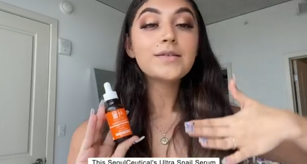 thumbnail video image 2 of SeoulCeuticals Korean Skin Care 97.5% Snail Mucin Serum – K Beauty Skincare Anti Wrinkle Cica Night Serum Hyaluronic Acid for Face 1oz, 2 of 10
