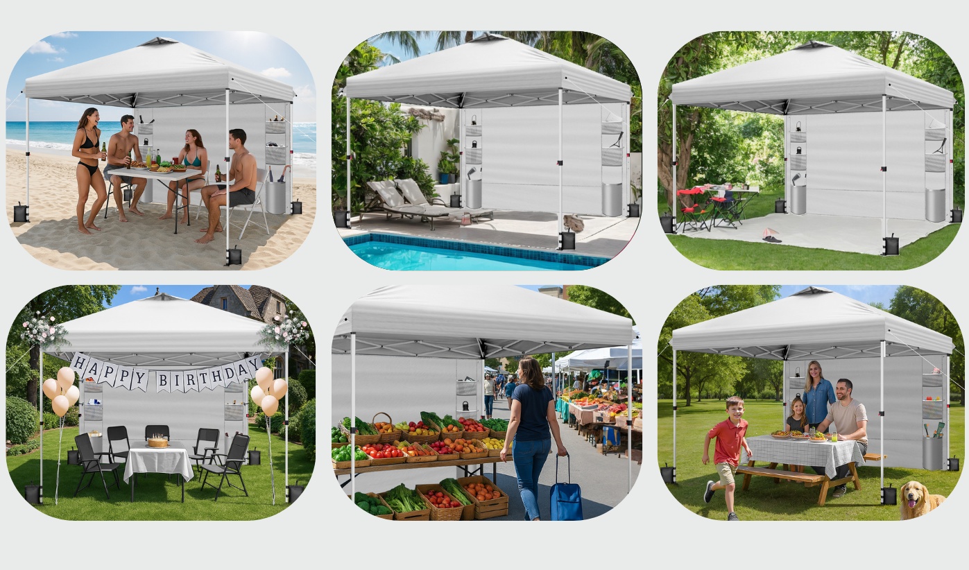 CAMPAL JAPAN - kaoテント Amazon.com : 10x10 Pop Up Canopy Tent with Sidewalls