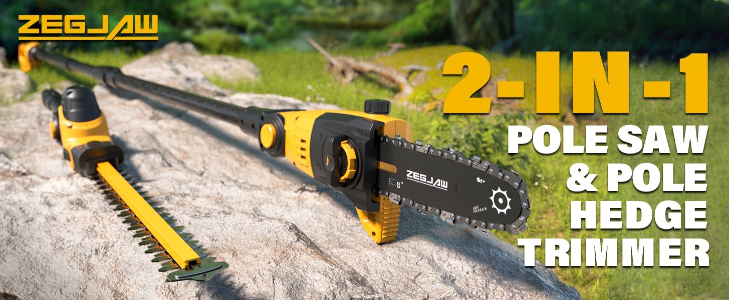 2-in-1 Electric Pole Saws For Tree Trimming,8