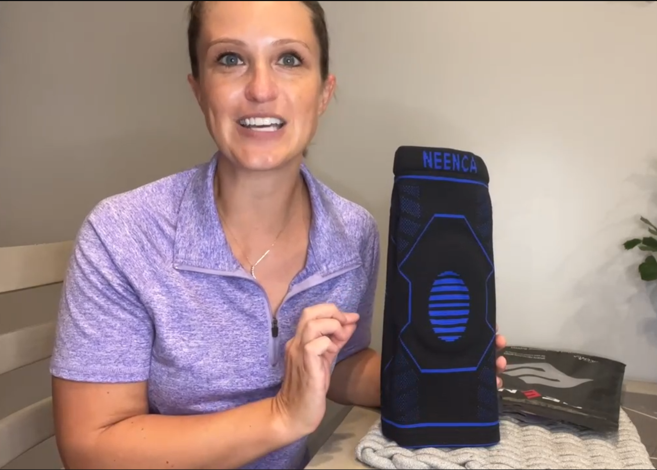 NEENCA Elastic Knee Brace Wrap with Gel Pad & Side Stabilizers for ACL ...