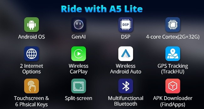 ATOTO 7inch Car Stereo Android Double Din Car Audio, 2G+32G ATOTO 7inch Car Stereo Android Double Din Car Audio, 2G+32G