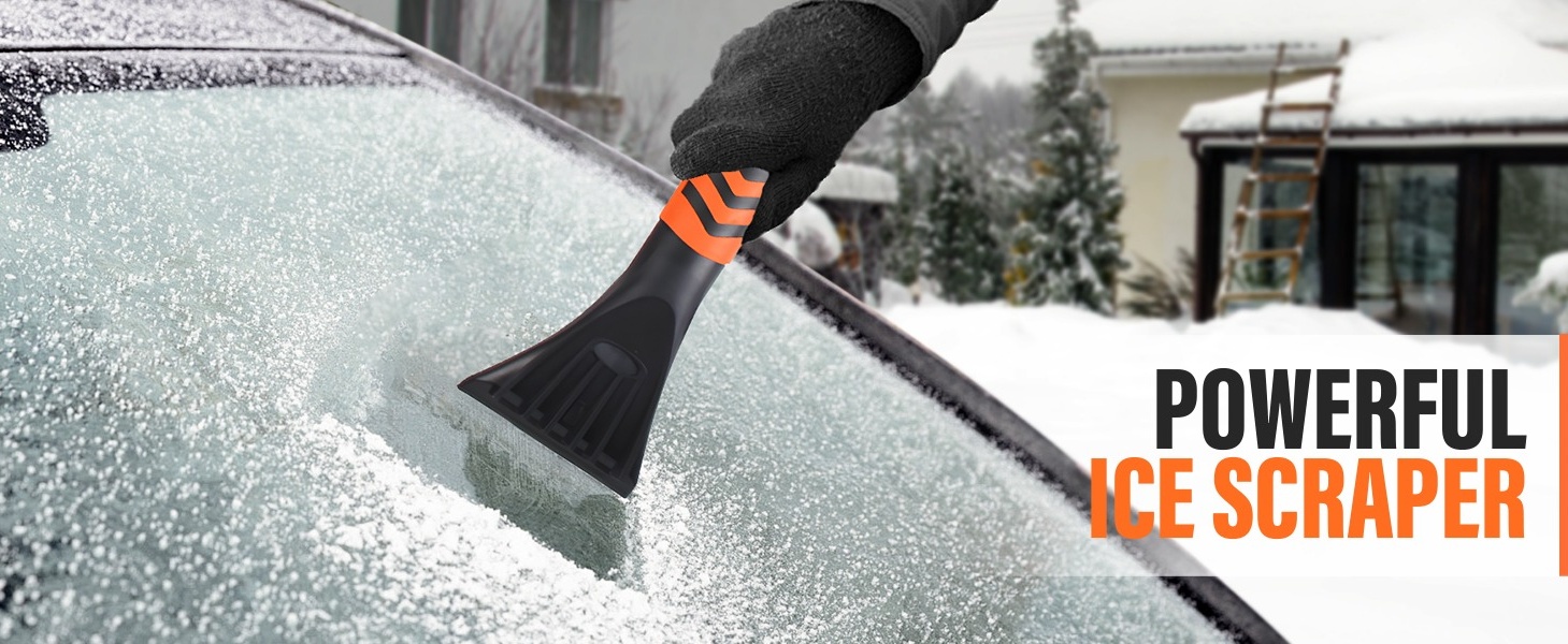 SUV Snow Removal CHANGE MOORE 3-in-1 Ice Scraper & Snow Brush - Extendable For SUVs & Trucks Extendable 3-in-1 Snow Brush And Ice Scraper For Car - View #9