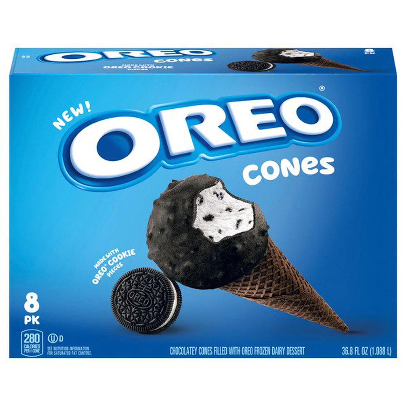 thumbnail video image 2 of OREO Frozen Dairy Dessert Sandwiches, 4 Count, 2 of 10