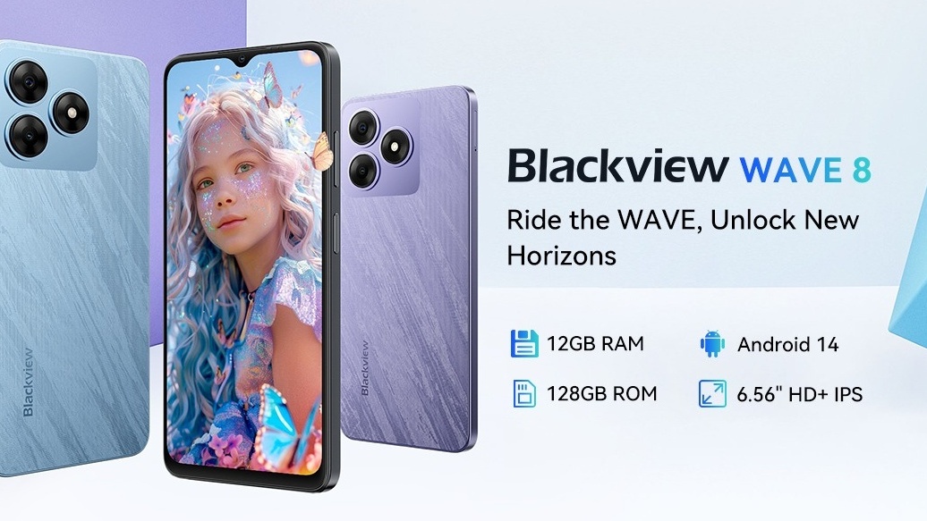 Blackview Unlocked Cell Phones Wave 8 4GB RAM 128GB ROM Octa-core