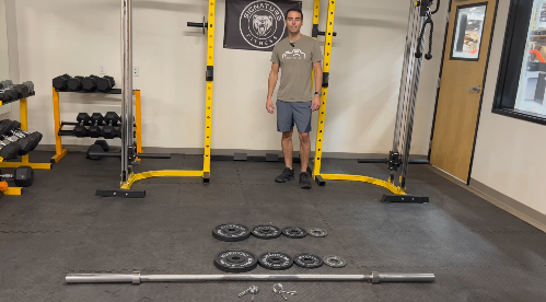 thumbnail video image 2 of BalanceFrom Cast Iron Olympic 2-Inch Plate Weight Plate for Strength Training, Weightlifting and Crossfit, Multiple Packages, 2 of 3