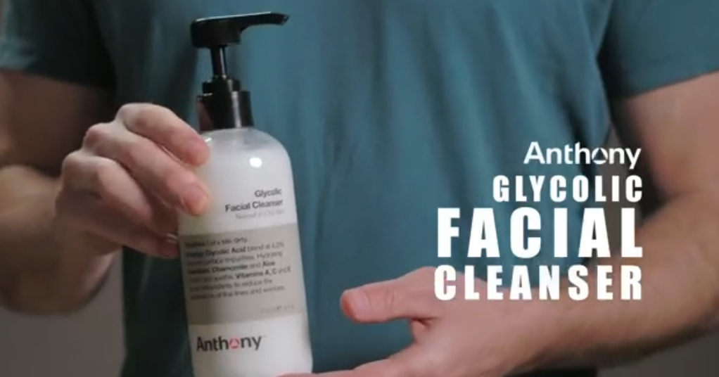 thumbnail video image 2 of Anthony Glycolic Acid Facial Cleanser, Exfoliating and Hydrating Facial Wash for Men, 8 fl oz, 2 of 4