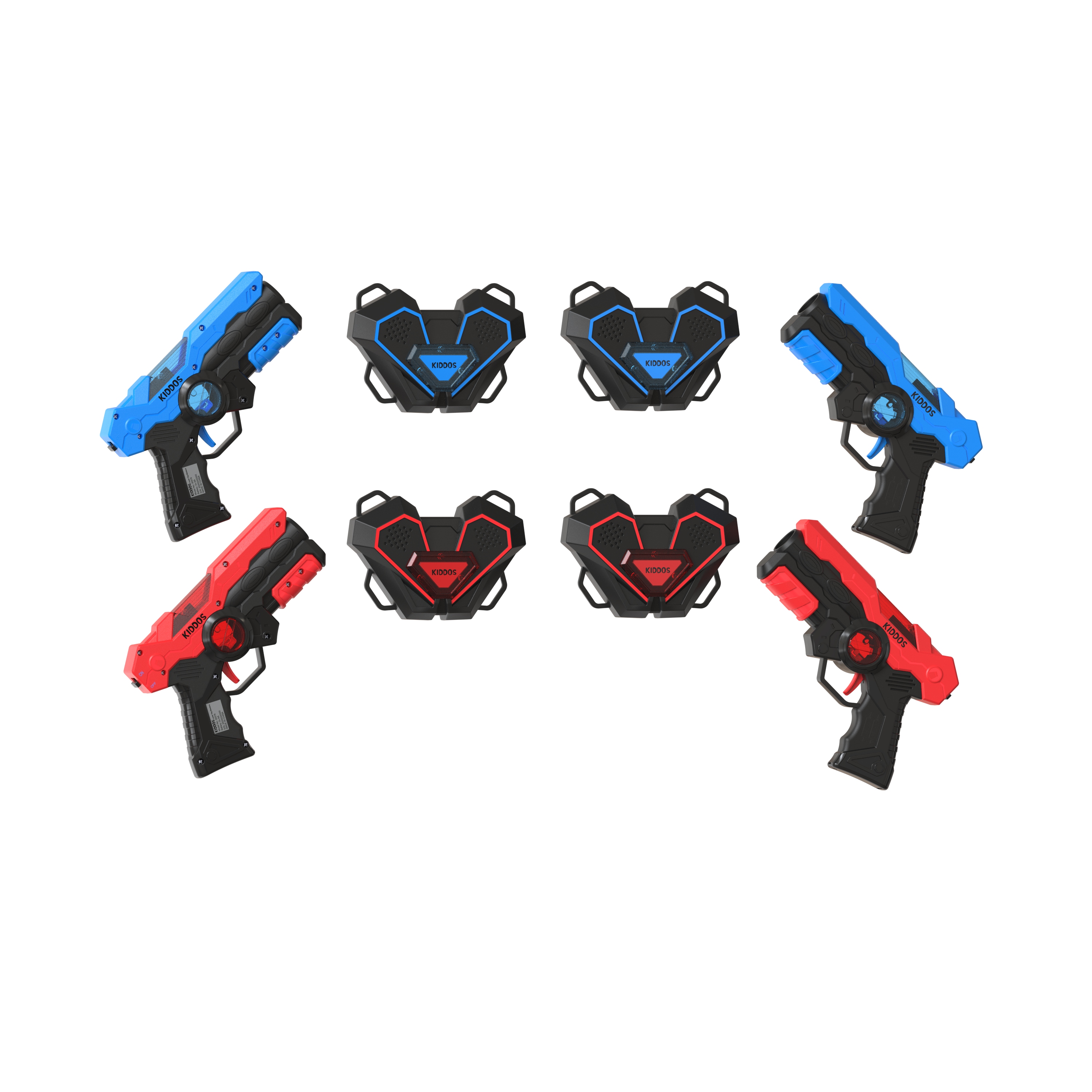 Kiddos Laser Tag Blasters Set, Battery Powered Laser Tag Guns and