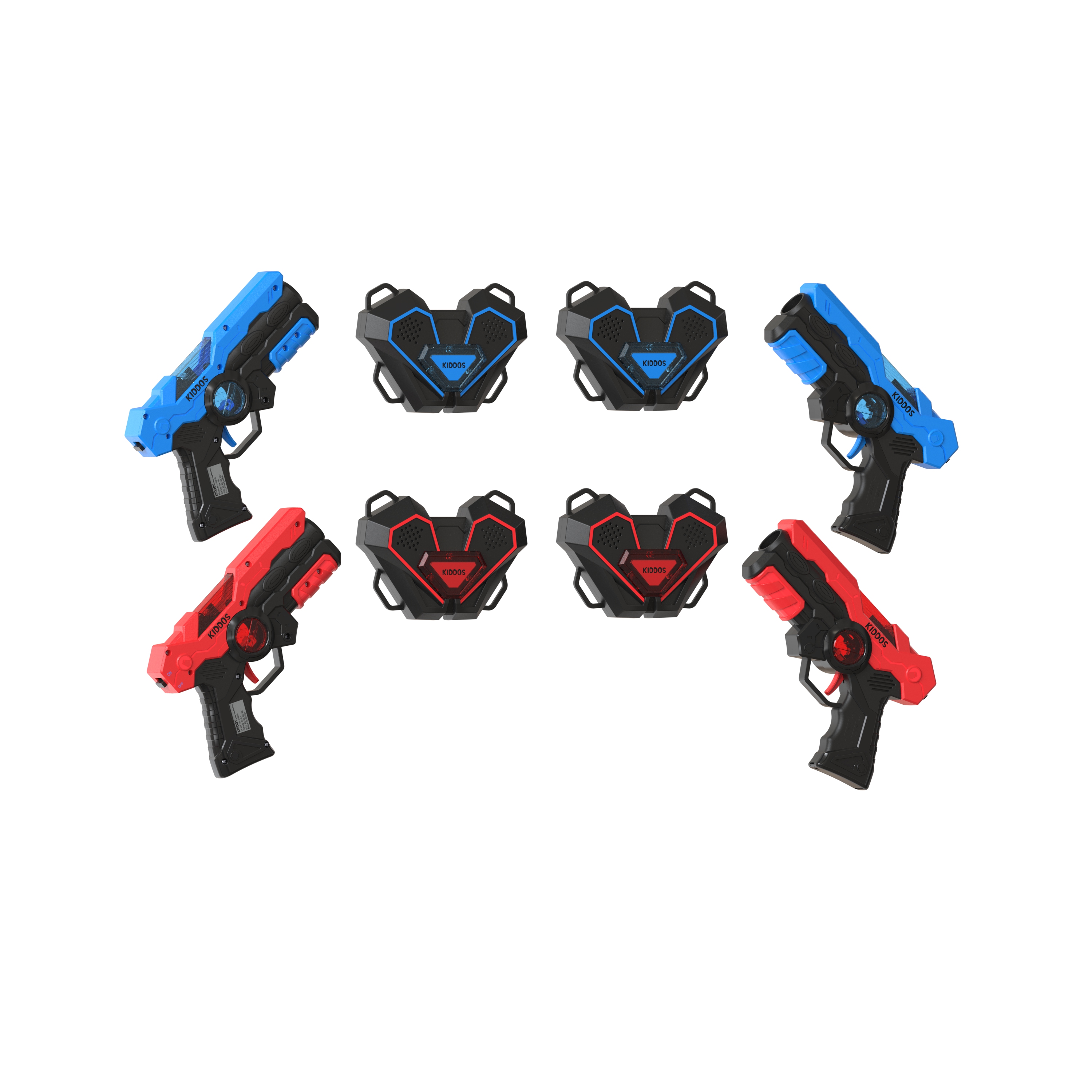Kiddos Laser Tag Blasters Set, Battery Powered Laser Tag Guns and