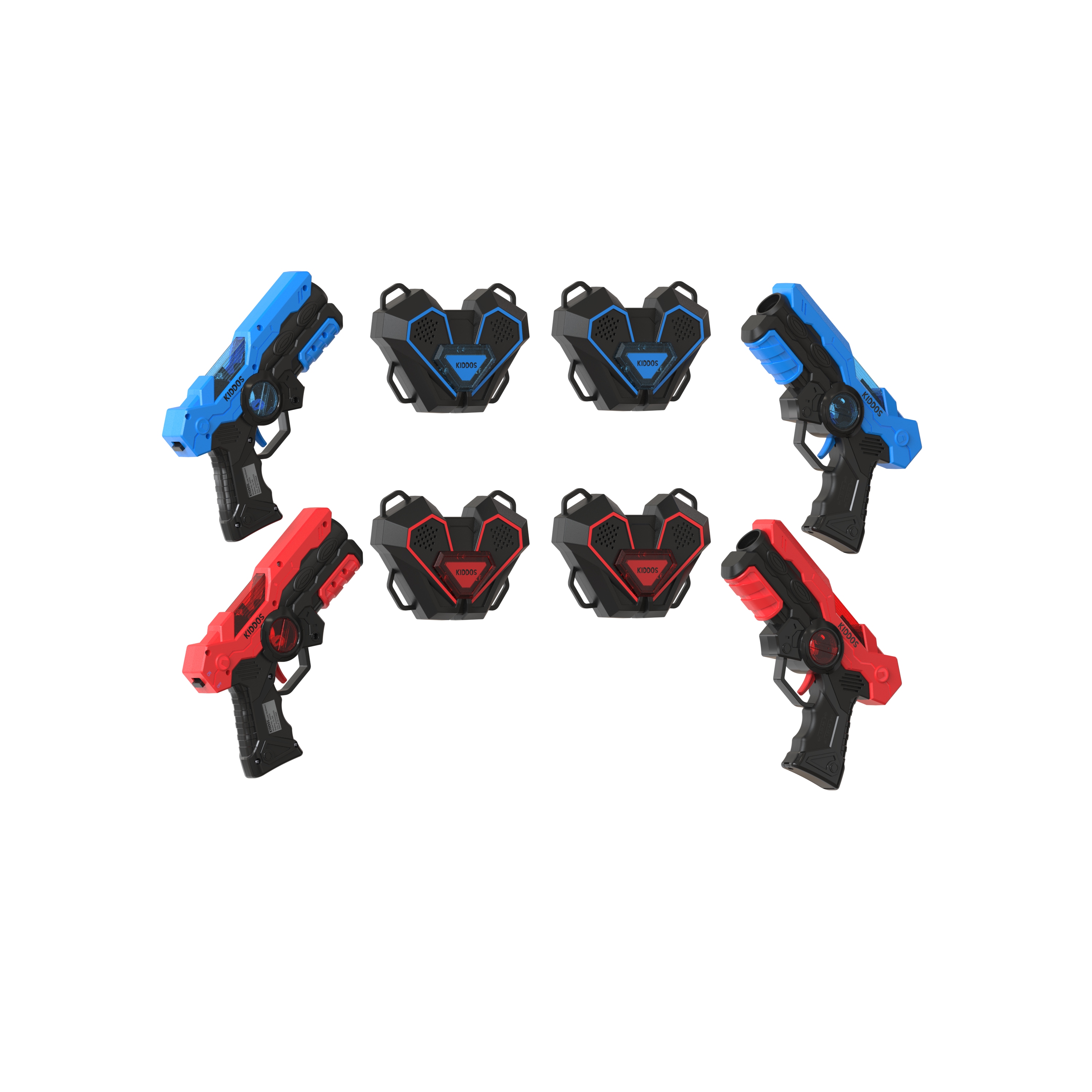 Kiddos Laser Tag Blasters Set, Battery Powered Laser Tag Guns and