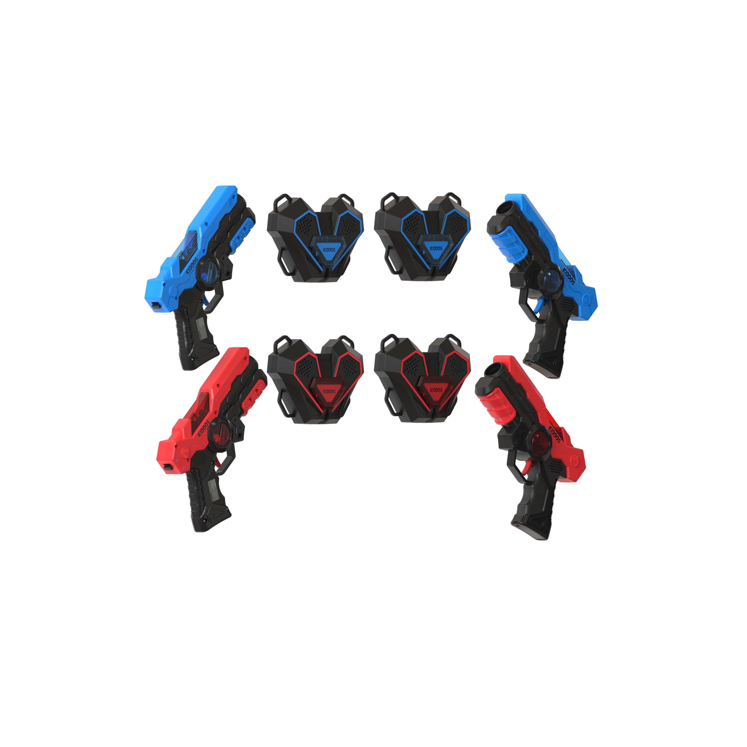 Kiddos Laser Tag Blasters Set, Battery Powered Laser Tag Guns and