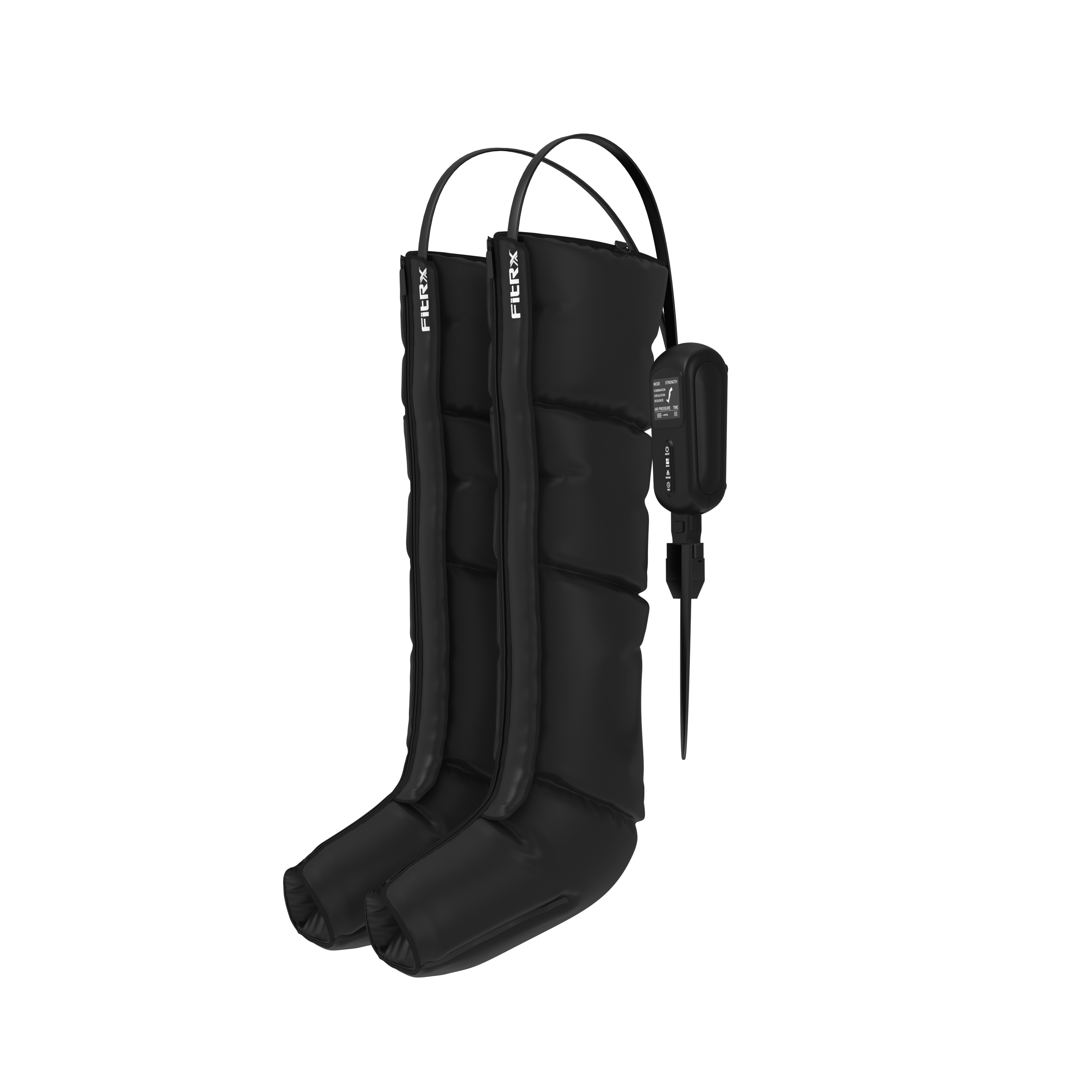 FitRx Recover Max Pro Full Leg Compression Massager, Air
