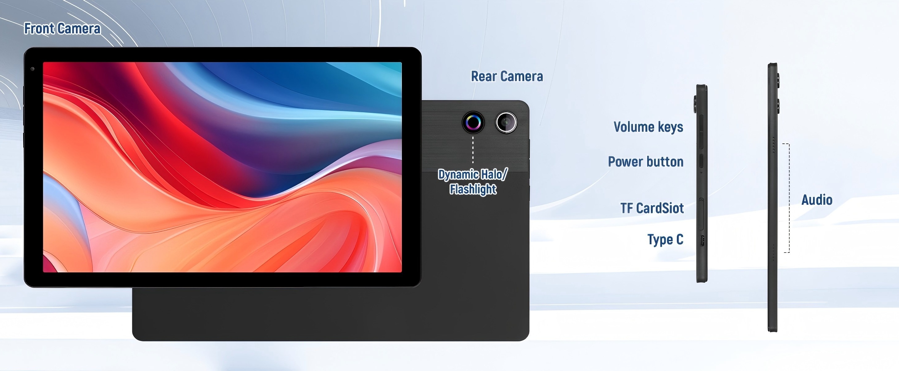 10.36'' Android 14 Tablet with 16GB RAM 128GB ROM 1TB TF Card