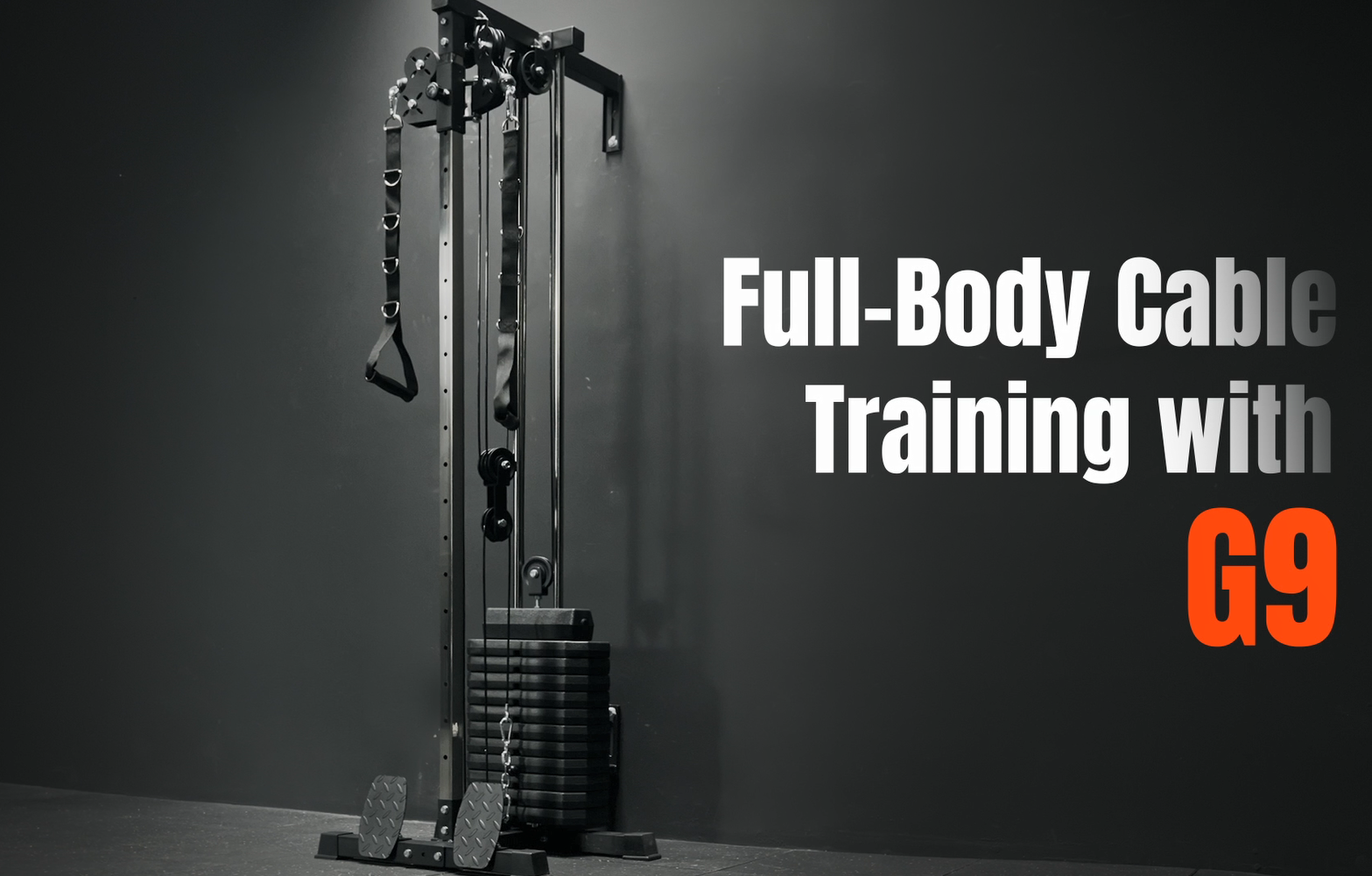 thumbnail video image 2 of Mikolo Wall Mounted Cable Crossover Machine, 118LBS Weight Stack Lat Pulldown Machine, Dual Pulley System with 19 Adjustable Positions, Home Gym Pulley Tower for Full Body Strength Training, 2 of 13