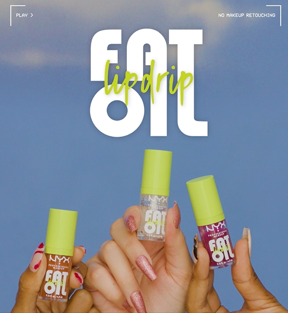 thumbnail video image 7 of NYX Professional Makeup Fat Oil Lip Drip Hydrating Lip Gloss, Follow Back, 7 of 7