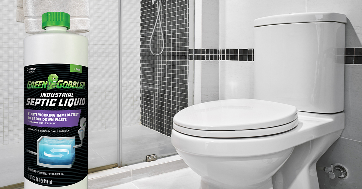 thumbnail video image 2 of Green Gobbler Industrial Strength Septic Tank Treatment Liquid – 2 Month Supply, 32 fl oz, 1 Pack, 2 of 11