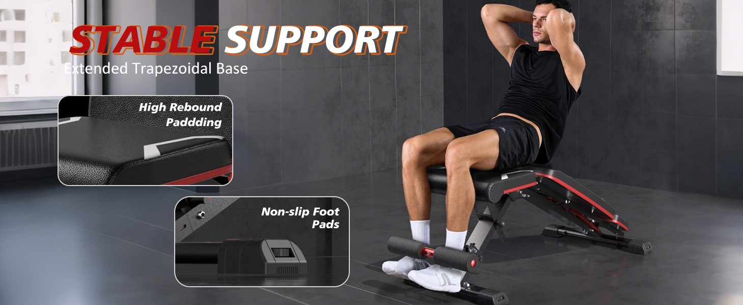 Exercise Routines Flybird Adjustable Workout Weight Bench Target