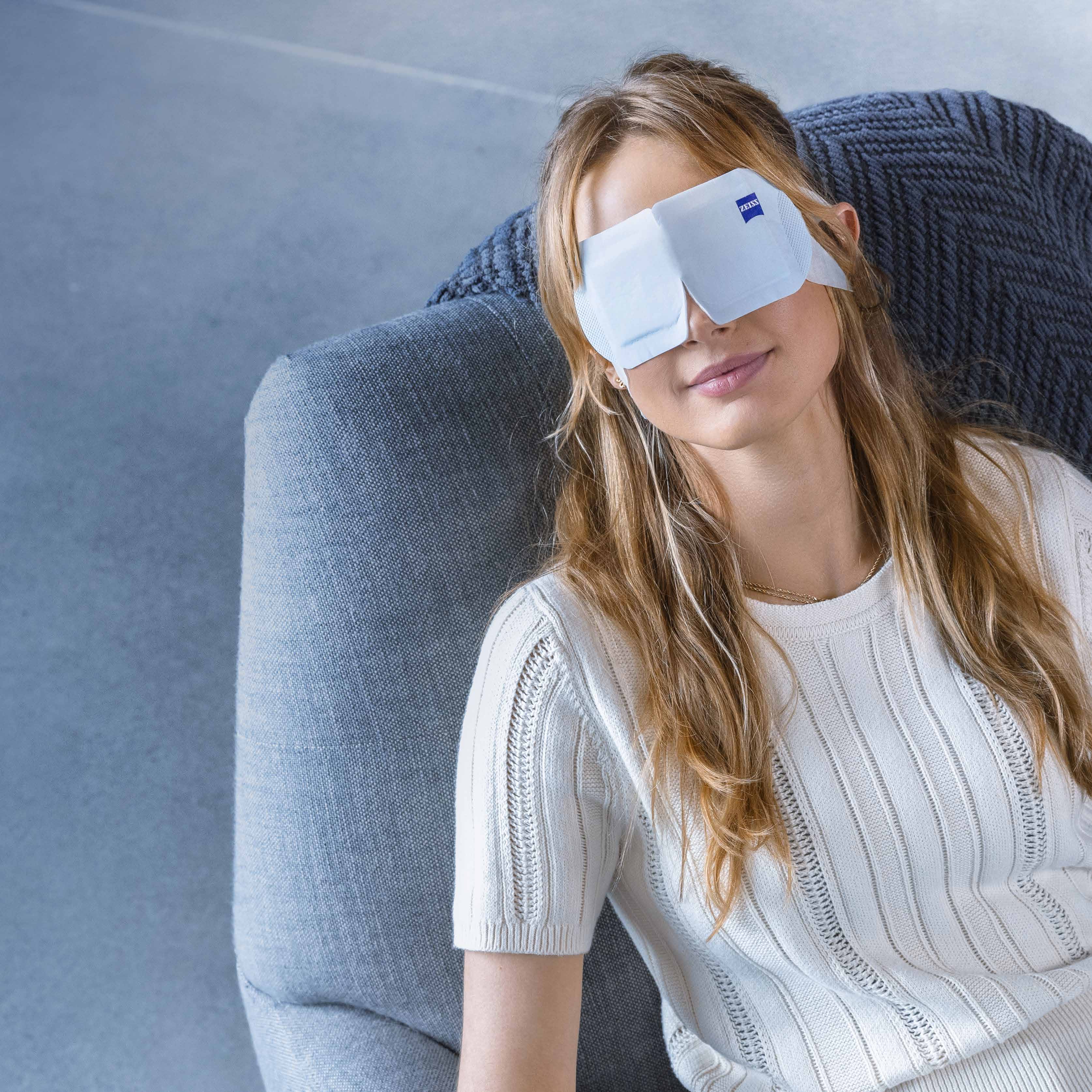 ZEISS Dry Eye Relief Warm Compress Heated Eye Masks, 4 Pack