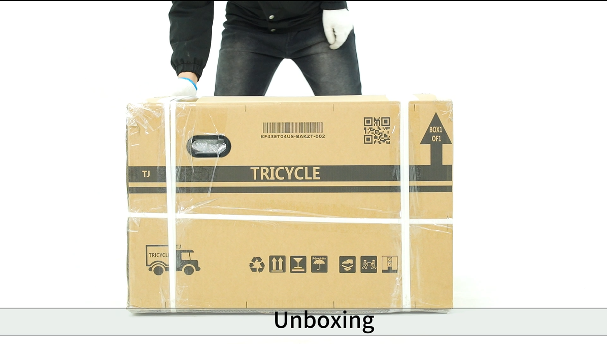 thumbnail video image 2 of Electric Scooter Tricycle for Adults, 20” Folding Electric Trike,3 Wheels Electric Bicycle Bikes, Peak 1000W Step-Thru Etrike with 36V 13Ah UL2849  Removable Battery and Large Basket for Women Men, 2 of 13