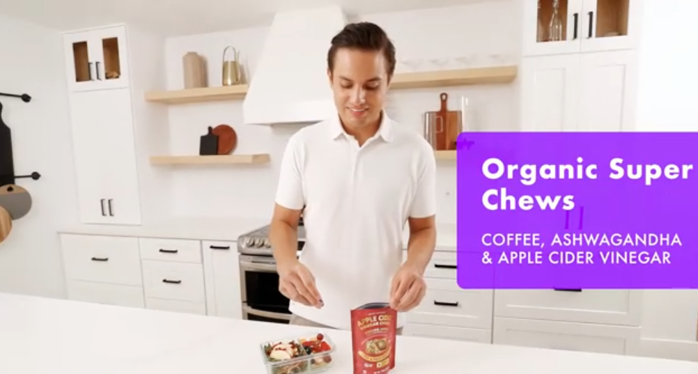 thumbnail video image 3 of YouChews Apple Cider Vinegar Chews, Soft Chews for Digestion, 500mg ACV Gummies, 30 Count, Vegan & Sugar-Free, 30 Day Supply, 3 of 10