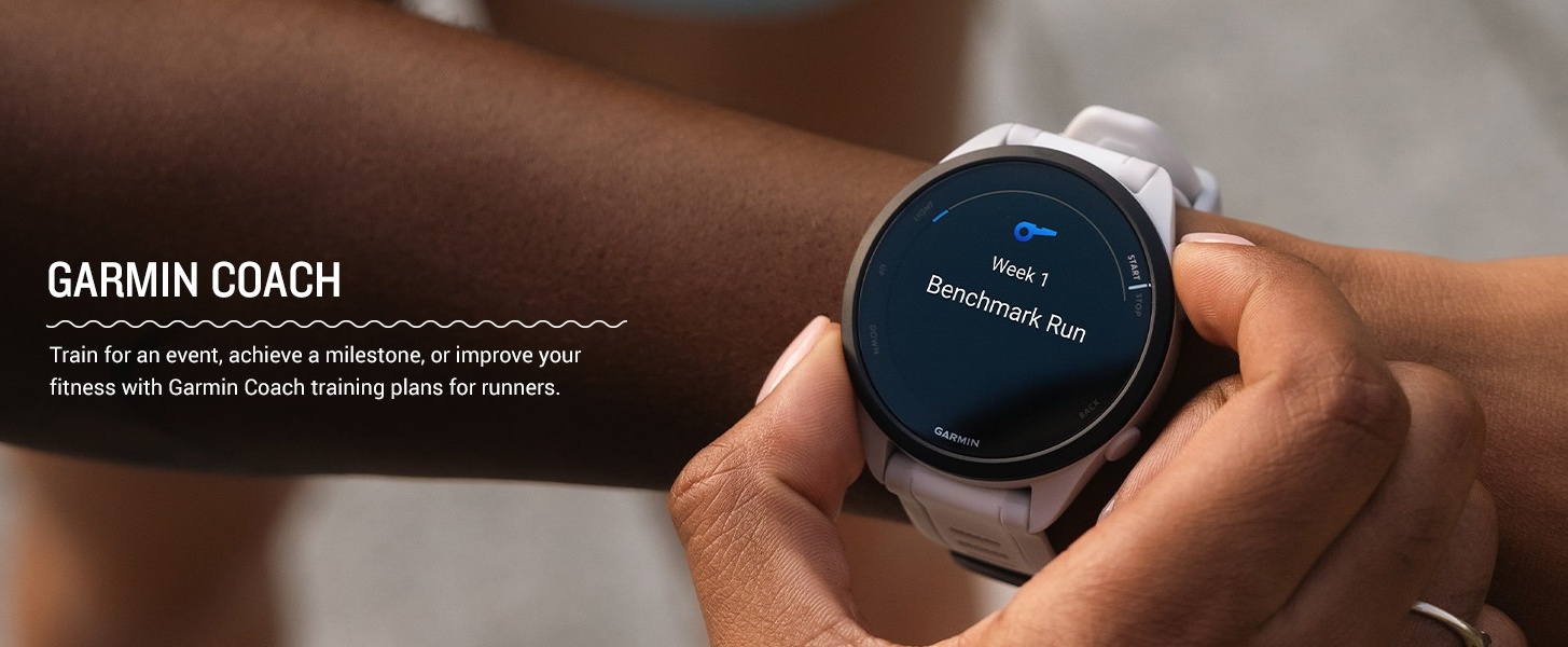 Garmin Forerunner 165 Music GPS Running Smartwatch, Fitness