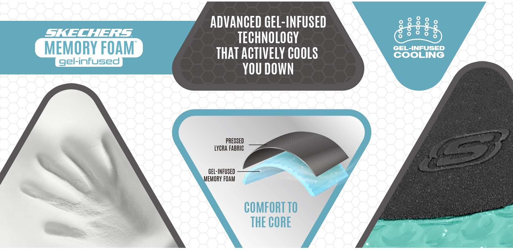 FABRICK × have a good time CUSHION Skechers 22WMSK06 Seat Cushion, Skech-Knit Memory Foam Seat