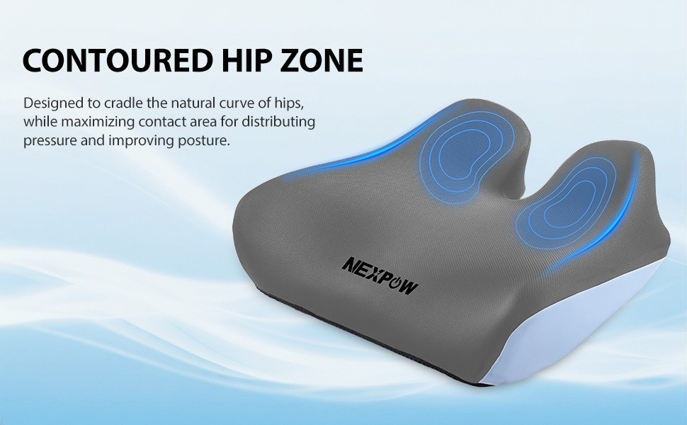 NEXPOW Car Seat Cushion, Extra Large Size Memory Foam Seat Cushion