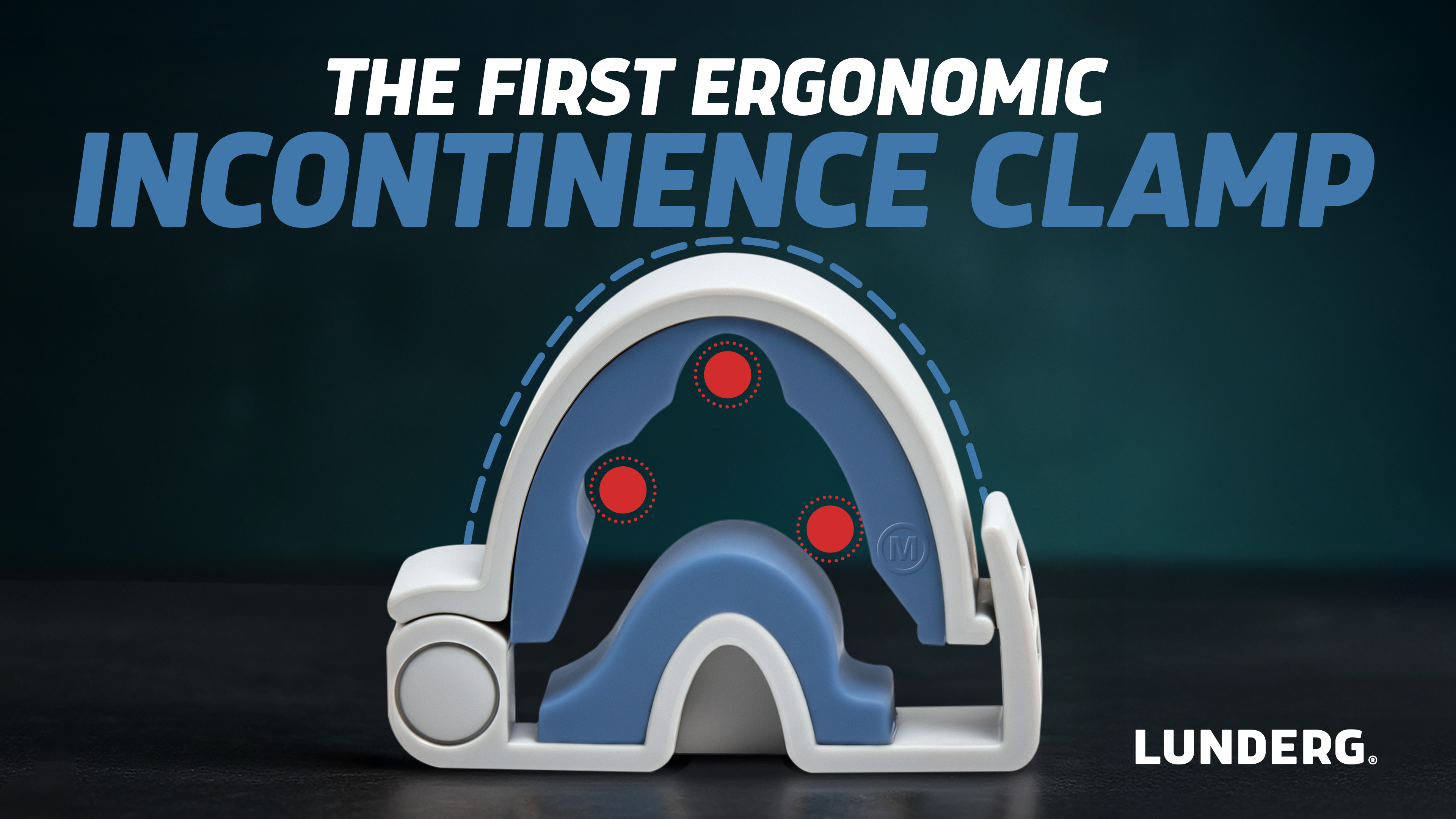 thumbnail video image 2 of Bell Clamp by Lunderg - The ONLY Ergonomic Incontinence Clamp for Men with 3 Adjustable Sizes, Bell Shaped Frame and Anatomical Cutouts for ALL Day Comfort - Male Incontinence Products, 2 of 10