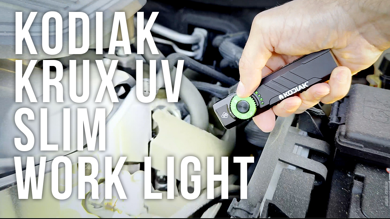Kodiak Krux 1200-Lumen LED Work Light, USB-C Rechargeable Portable
