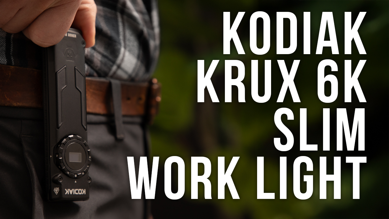 Kodiak Krux 6000-Lumen LED Work Light, USB-C Rechargeable