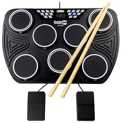 RockJam Digital Beat Making 7 Pad Electronic Tabletop Drum