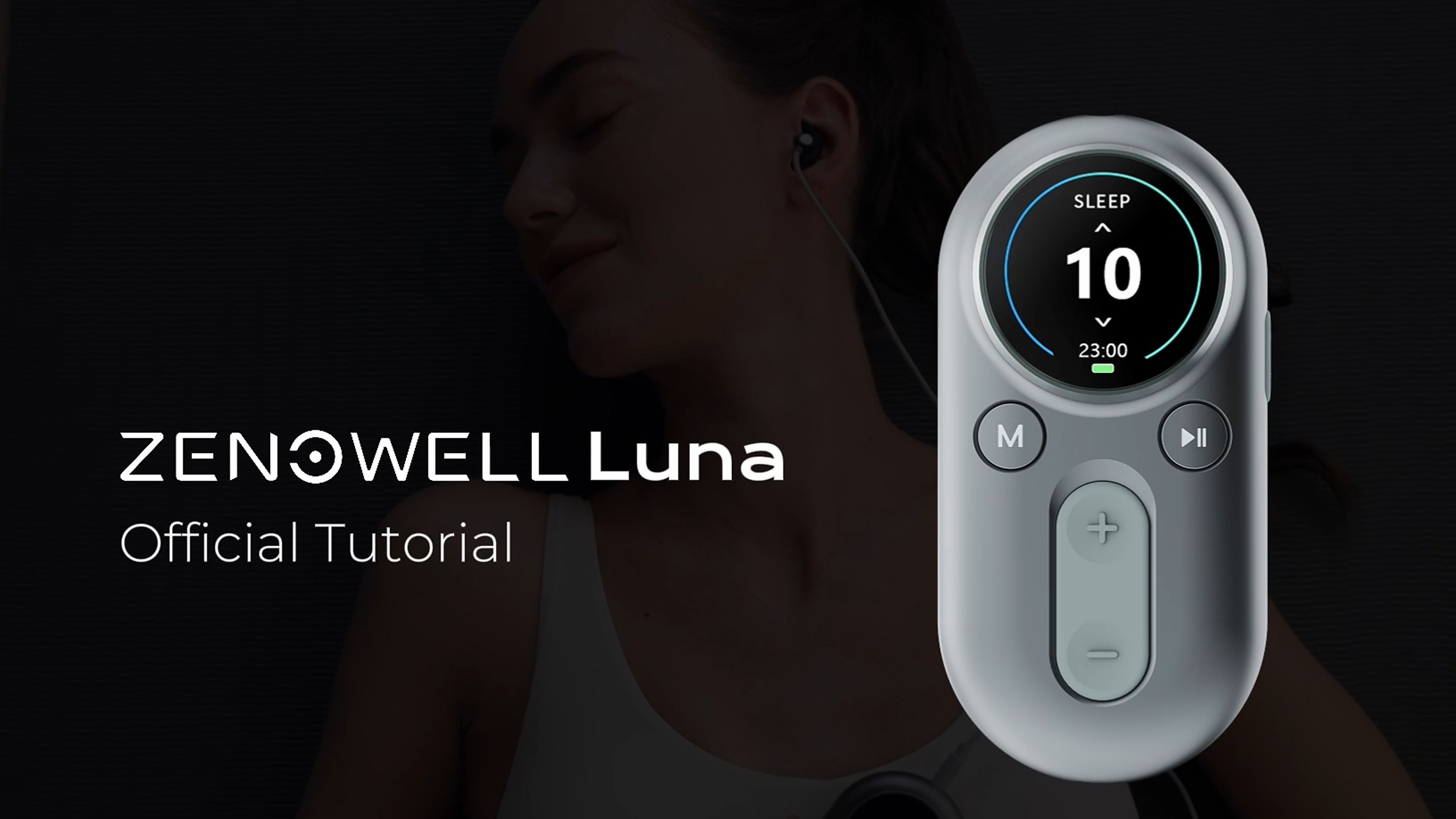 ZenoWell Luna Vagus Nerve Stimulator for Migraine Relief, Tension
