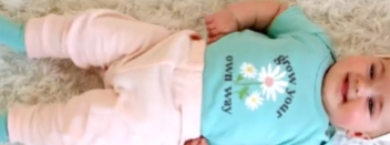 thumbnail video image 2 of The Peanutshell Blue Dino Baby Boy Clothes Set, Sleepers, Bodysuits, Bibs and Socks, 6-9 Months, 15-Pc, 2 of 9