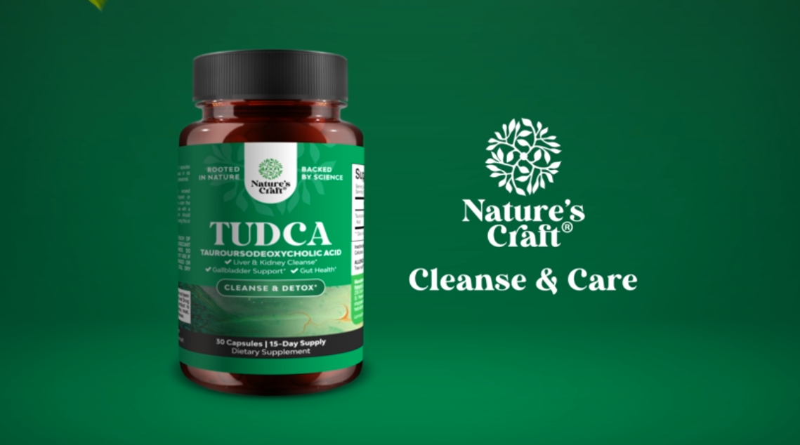 thumbnail video image 2 of Natures Craft 500mg Advanced Bile Salt TUDCA Supplement for Kidney and Liver Support, 60 Capsules, 2 of 9