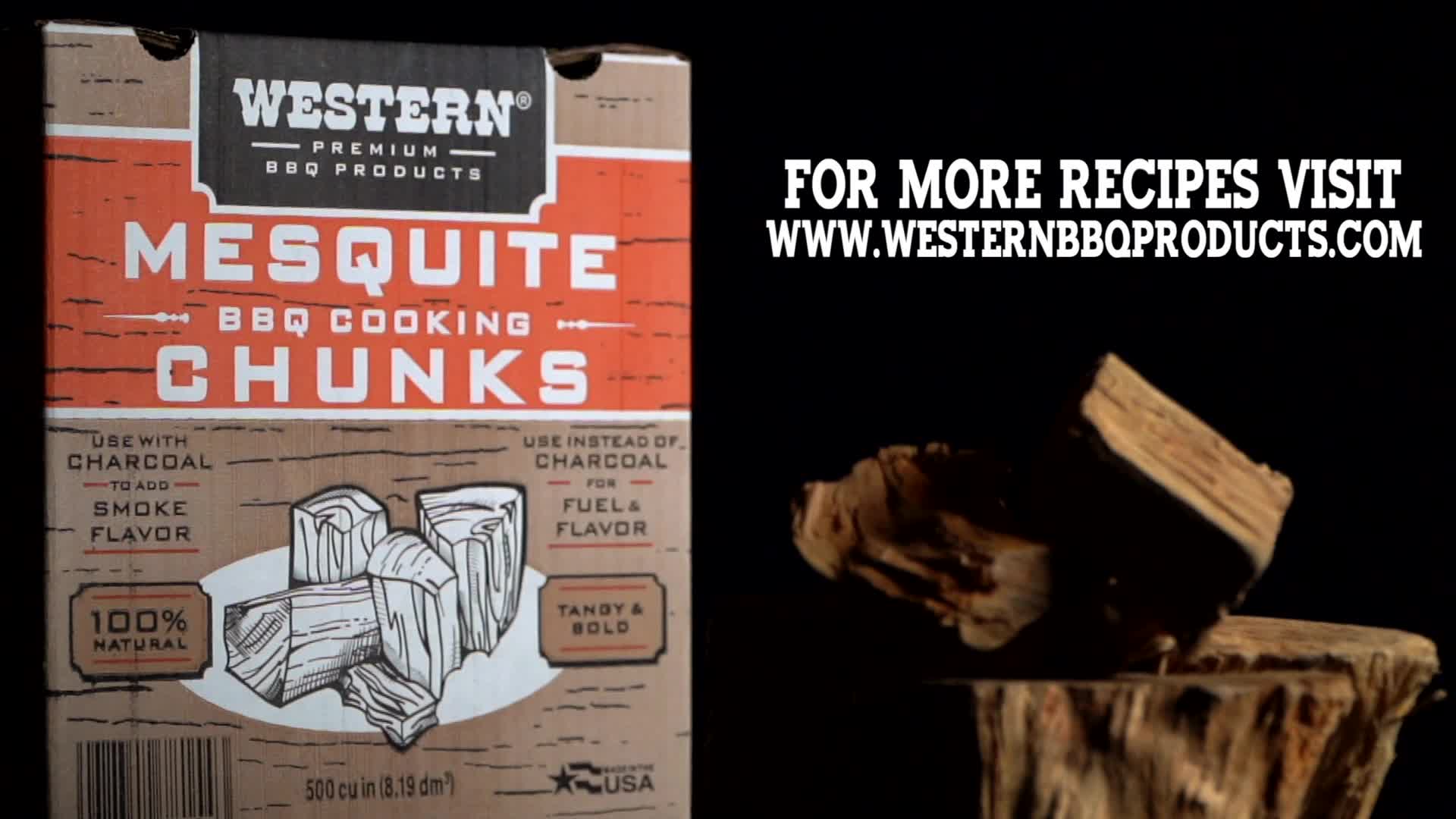 thumbnail video image 2 of Western 500 CU in Mesquite Smoking Wood Chunk Box CS, 2 of 13